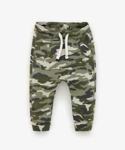 Zara Camo Kangaroo Pocket Trouser
