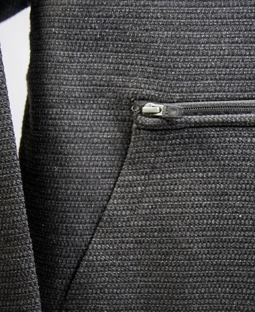 Dark grey thread hooded sweatshirt - Image 3