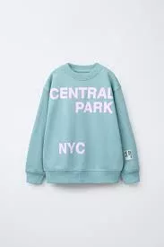 Alternative view of Zara Girls Central Park Text Printed Terry Tracksuit