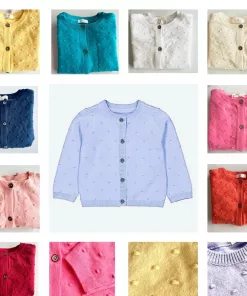 Alternative view of Next Kids Cotton Bobble Cardigan