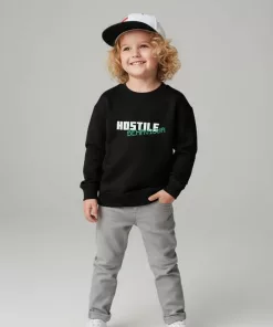 Alternative view of Lefties hostile behaviour print Sweatshirt Black