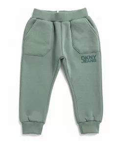 DKNY Pasting Logo Close Hem Jogger Light Green