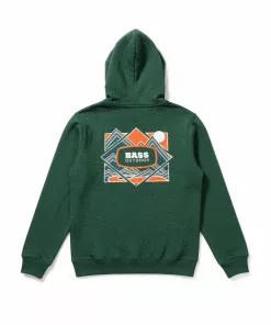 Alternative view of Bass Outdoor Printed Pullover Hoodie Green