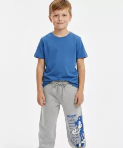 Lefties Sonic Vertical Logo Jogger Grey