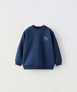Zara New Game Round Logo Sweatshirt