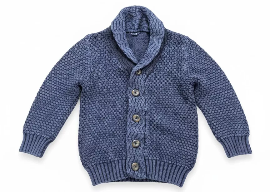 Kiabi Big Buttons Cardigan Navy