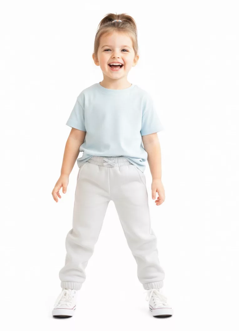 Zara Girl Terry Trouser With Close Hem - Image 3