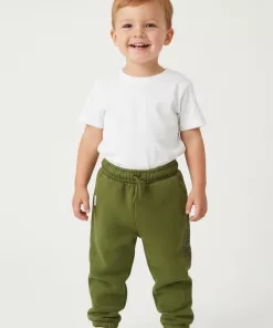 Zara Keep Moving Logo Trouser Olive