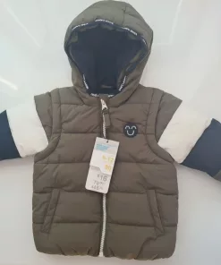 Primarks 2 in 1 Puffer Jacket Olive