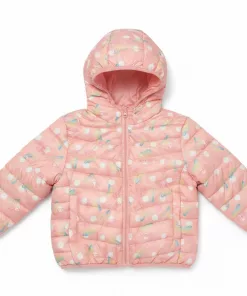 Bella & Birdie White Dotted and Butterfly Pink