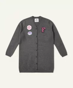 Pepperts Be Magical Soft Feel Cardigan Charcoal