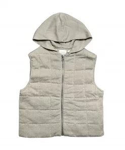 Zara Sleeveless Zip hood Jacket