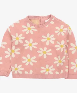 F&F Flower logo Sweater Pink