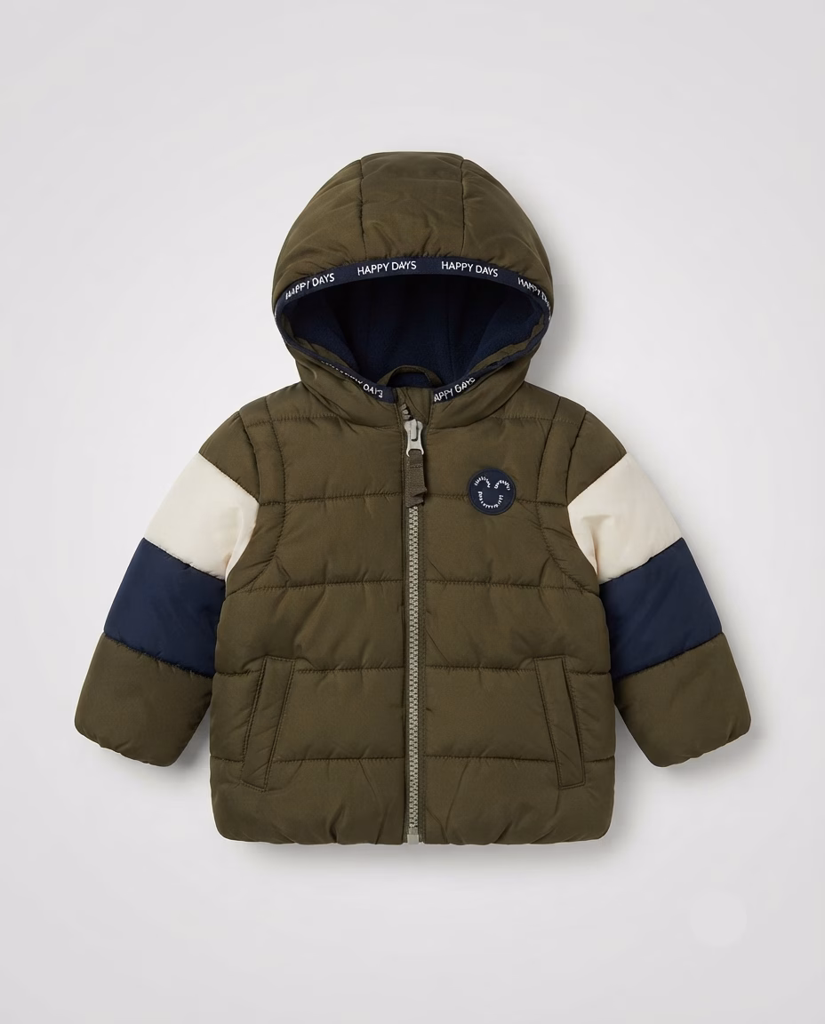 Primarks 2 in 1 Puffer Jacket Olive