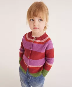 Next Girls Multicolored Cardigan Pink/Rust/Purple