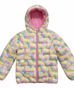 Eureka Rainbow Floral Padded Jacket