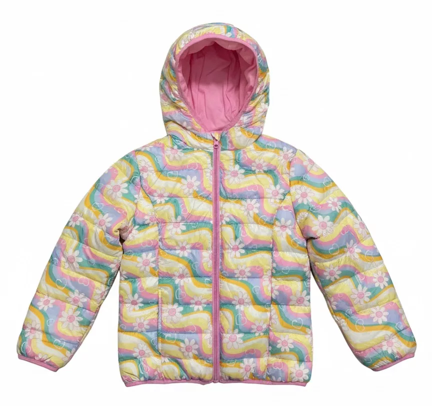Eureka Rainbow Floral Padded Jacket