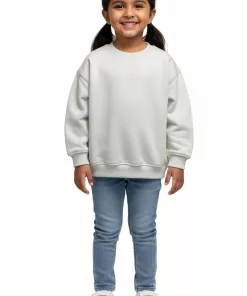 Zara Bottom Flower Logo Sweatshirt Linen Green