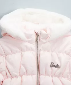 Alternative view of Barbie Furry Hood Parka Jacket Pink