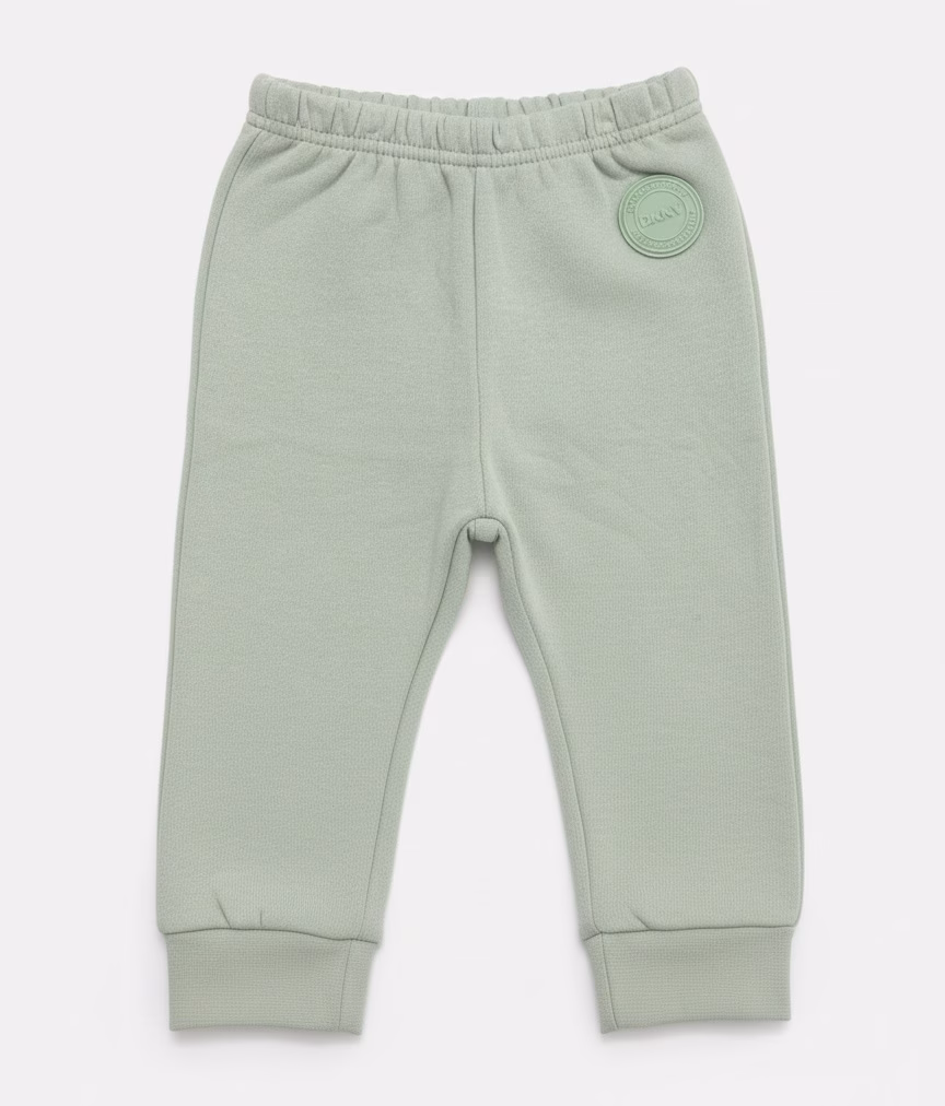 DKNY Round Rubber Logo Trouser Green