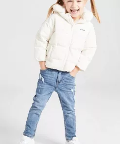 Alternative view of McKenzie  Rubber Patch Logo Puffer Jacket Cream