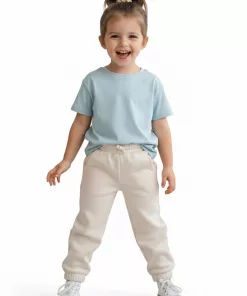 Zara Girl Terry Trouser With Close Hem