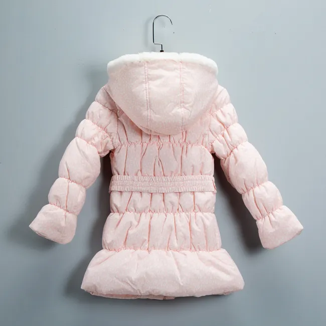 Barbie Furry Hood Parka Jacket Pink - Image 4