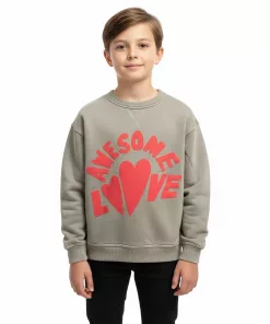 Zara Awesome Love Logo Sweatshirt