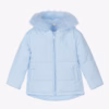 Mintini Hooded Puffer Jacket Sky Blue