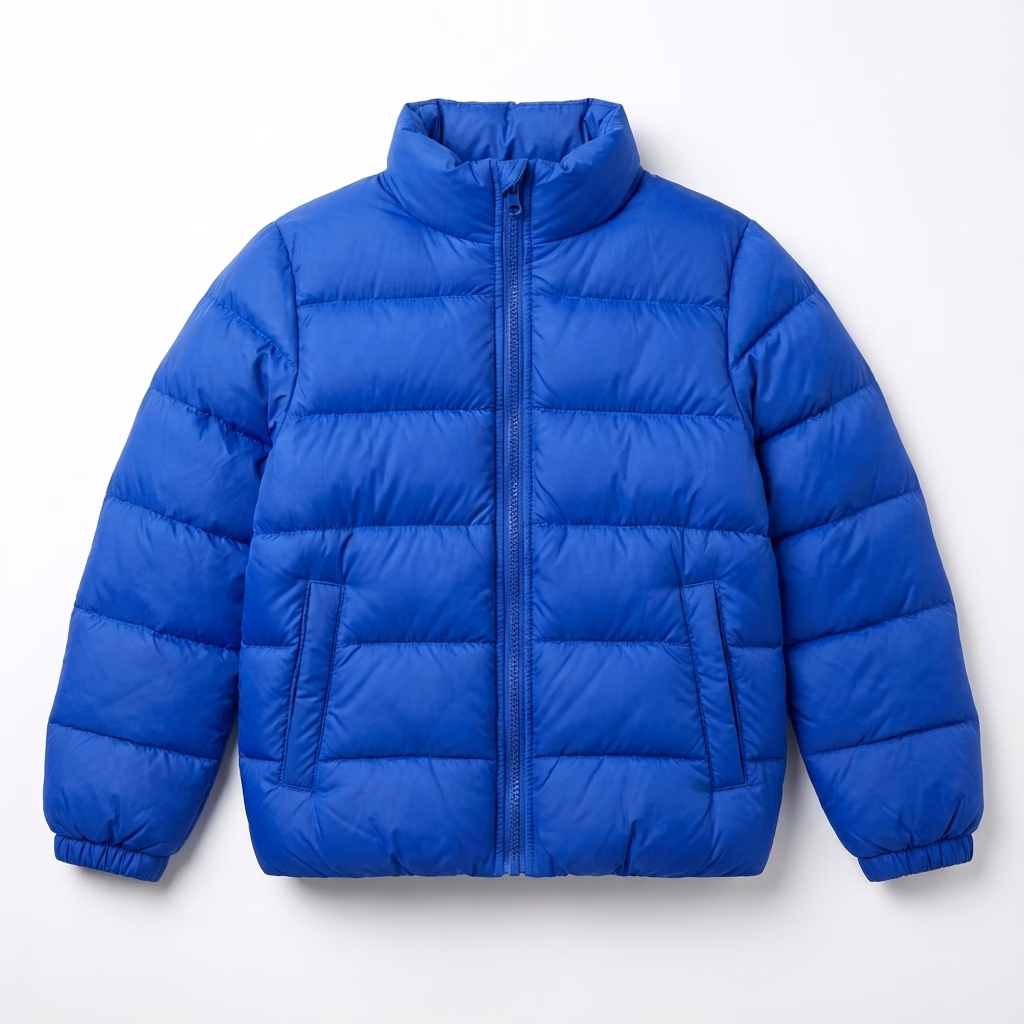 Octamami Kids Padded Puffer Jacket - Navy Blue