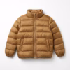 Octamami Kids Padded Puffer Jacket - Brown