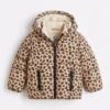 Cubus As Leopard Print Padded Parka