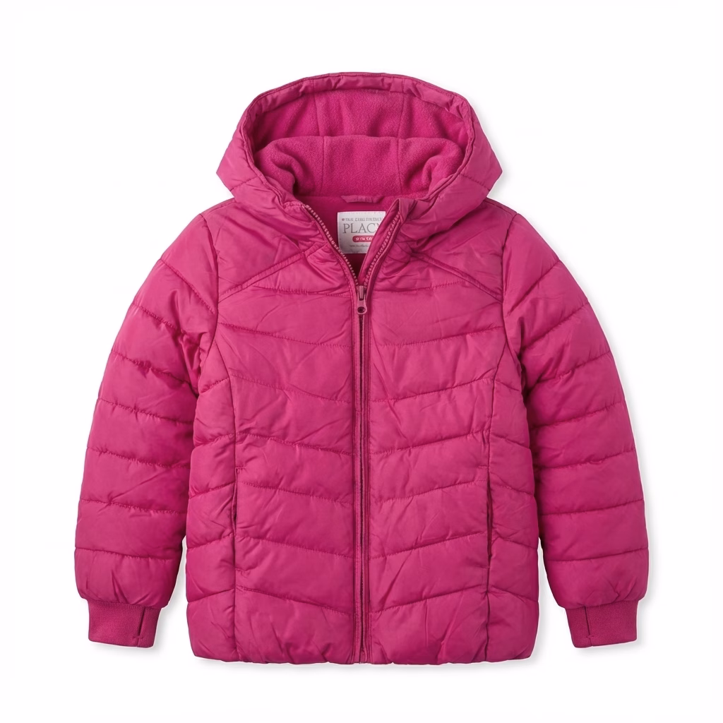 The Children Place Hooded Padded Jacket - Pink