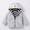 Minoti Baby Soft Padded Hoodie With Faux Fur