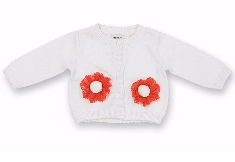 Next Lace flower Cardigan - Image 3