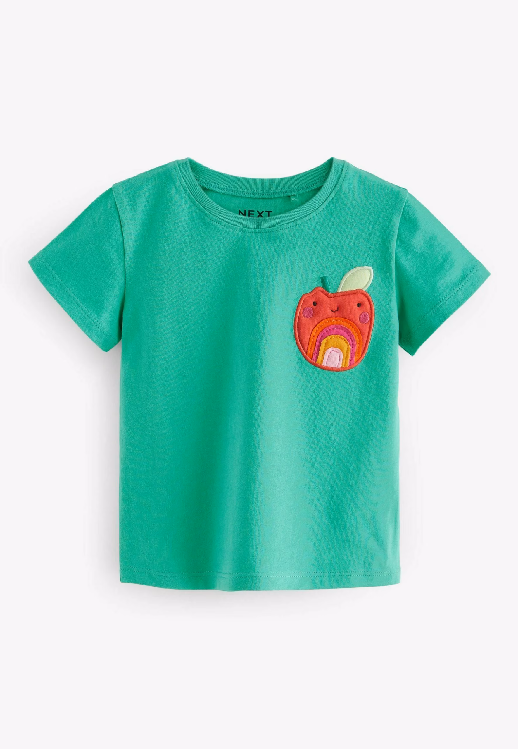 Next Red Apple Logo T-Shirt Green