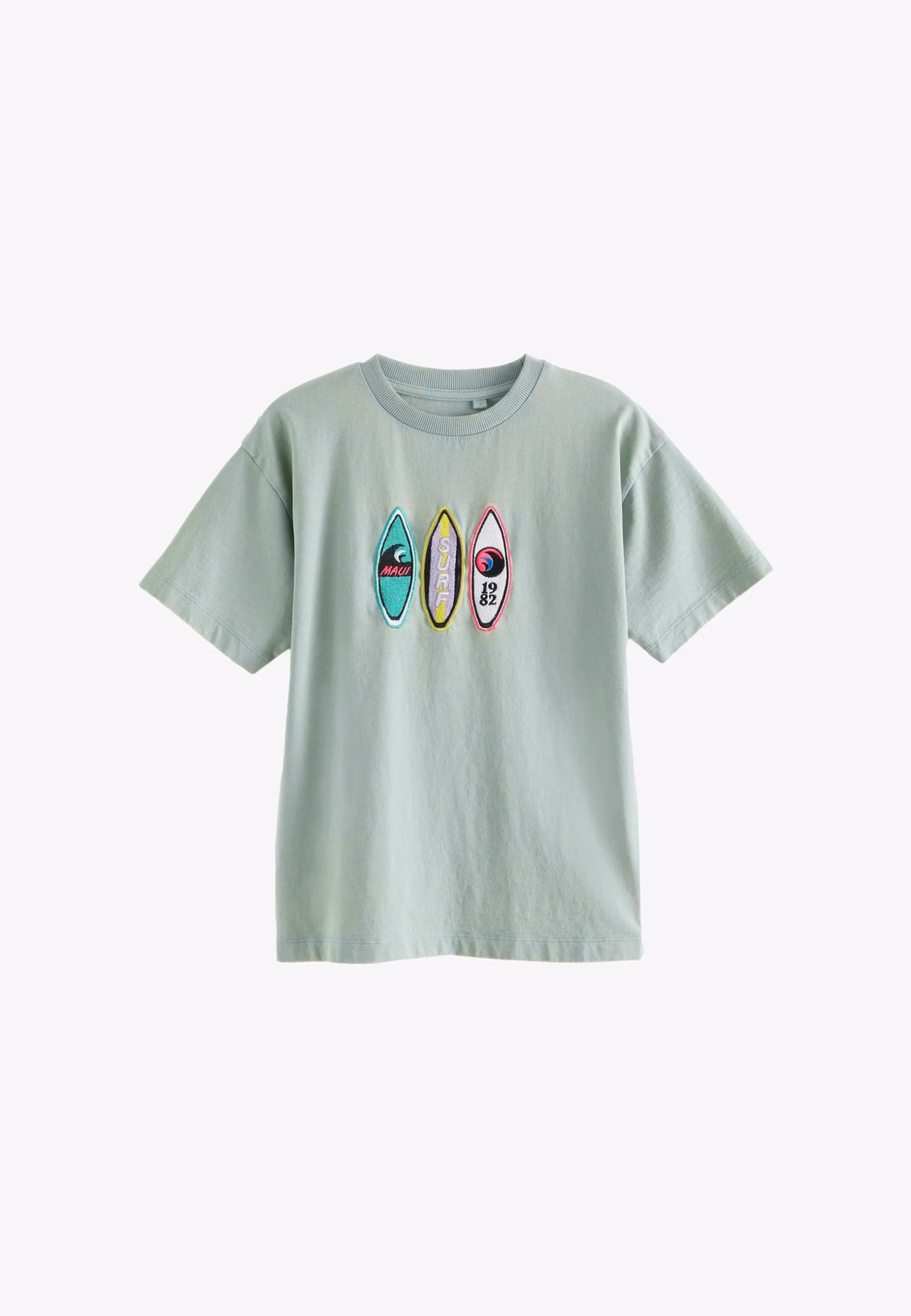 Next Surf Board T-Shirt Mineral Green