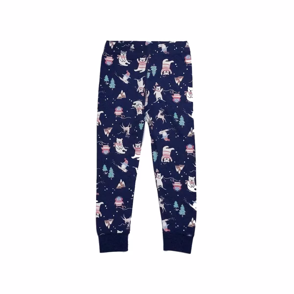 F&F Allover Bear Print Legging Navy