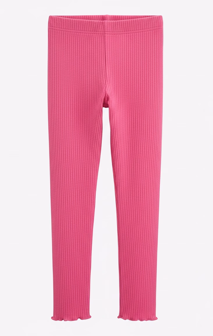Carters Plain Ribbed Legging Hot Pink