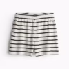 So Cute Black Stripes Light Jersey Short
