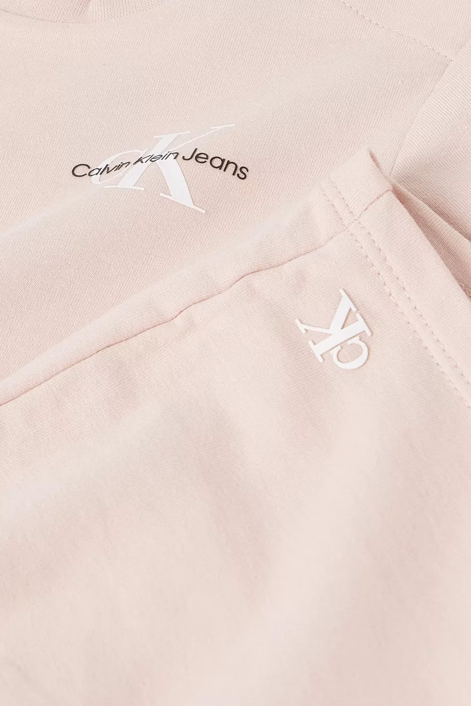 Calvin Klein Monogram Logo T-Shirt Short Set - Image 5