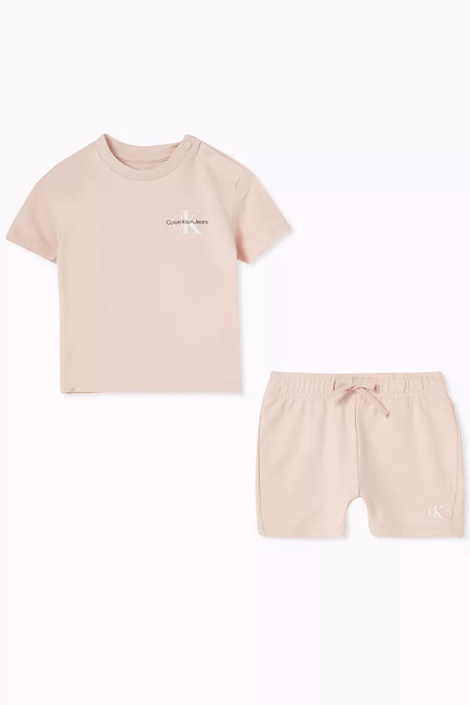 Calvin Klein Monogram Logo T-Shirt Short Set - Image 4