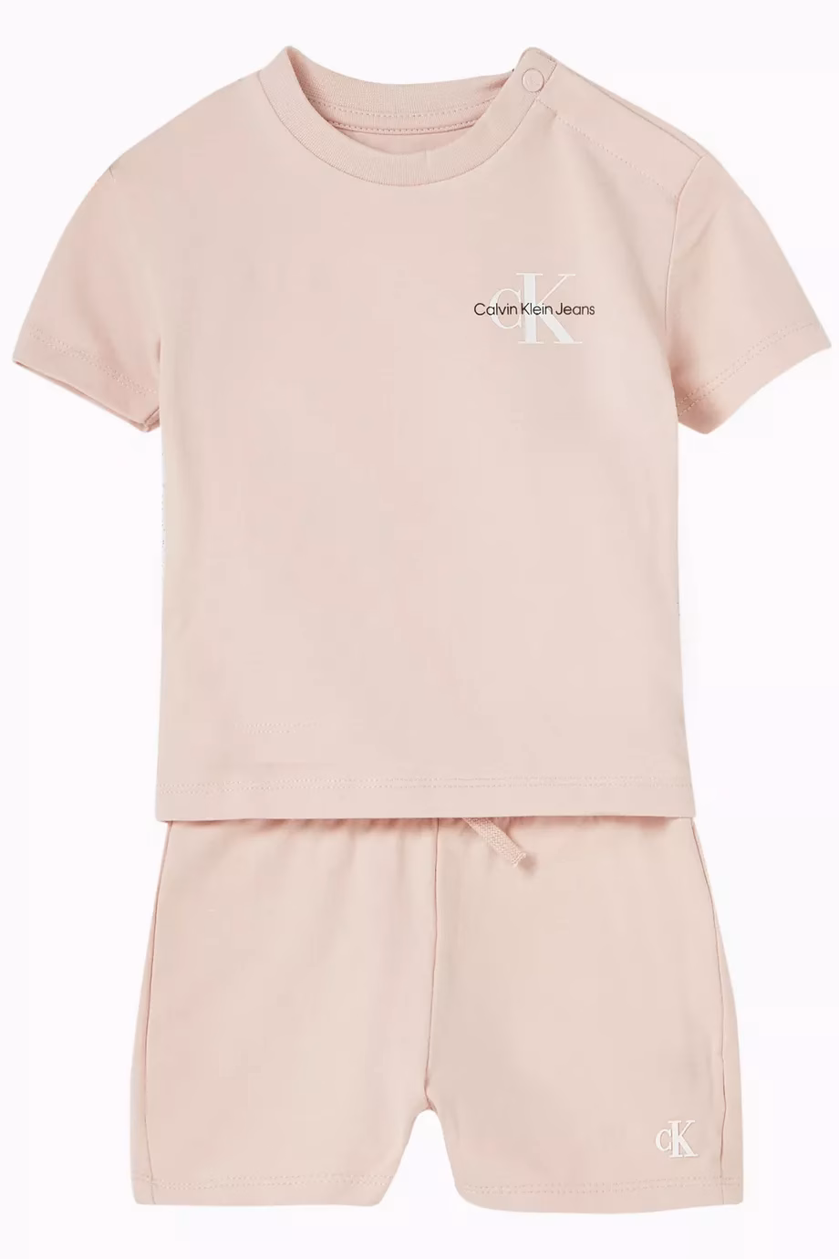 Calvin Klein Monogram Logo T-Shirt Short Set - Image 3