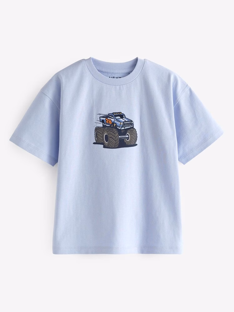 Next Monster Truck Embroidery Tee