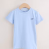 Next Short Sleeve Car Embroidered T-Shirt Sky Blue