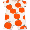 Little Angles Soft Cotton Orange Fruit Jumpsuit Romper