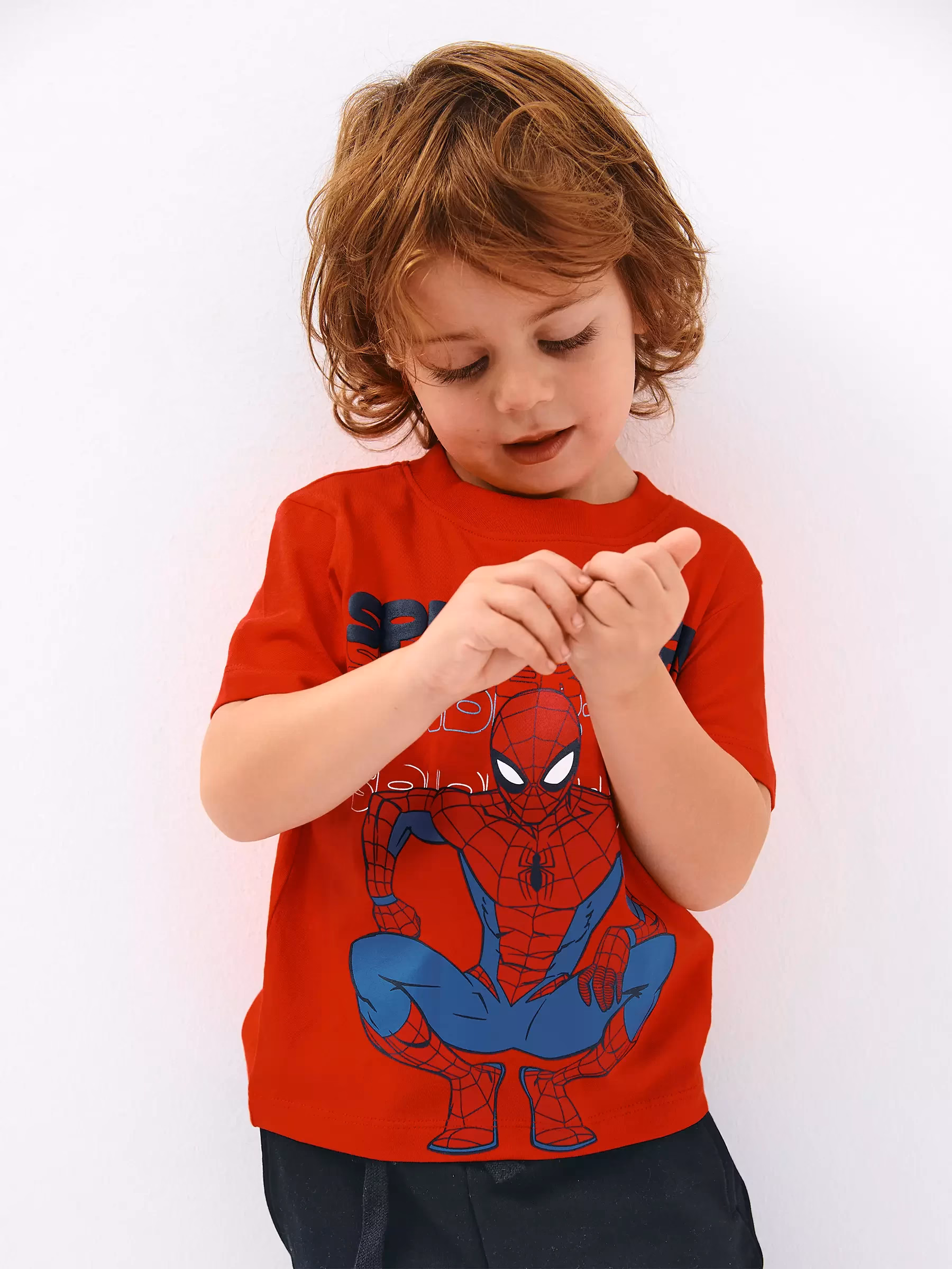 Marvel Spiderman Graphic T-Shirt - Red - Image 2
