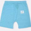 So Cute Stripes Fish Patch Logo Short