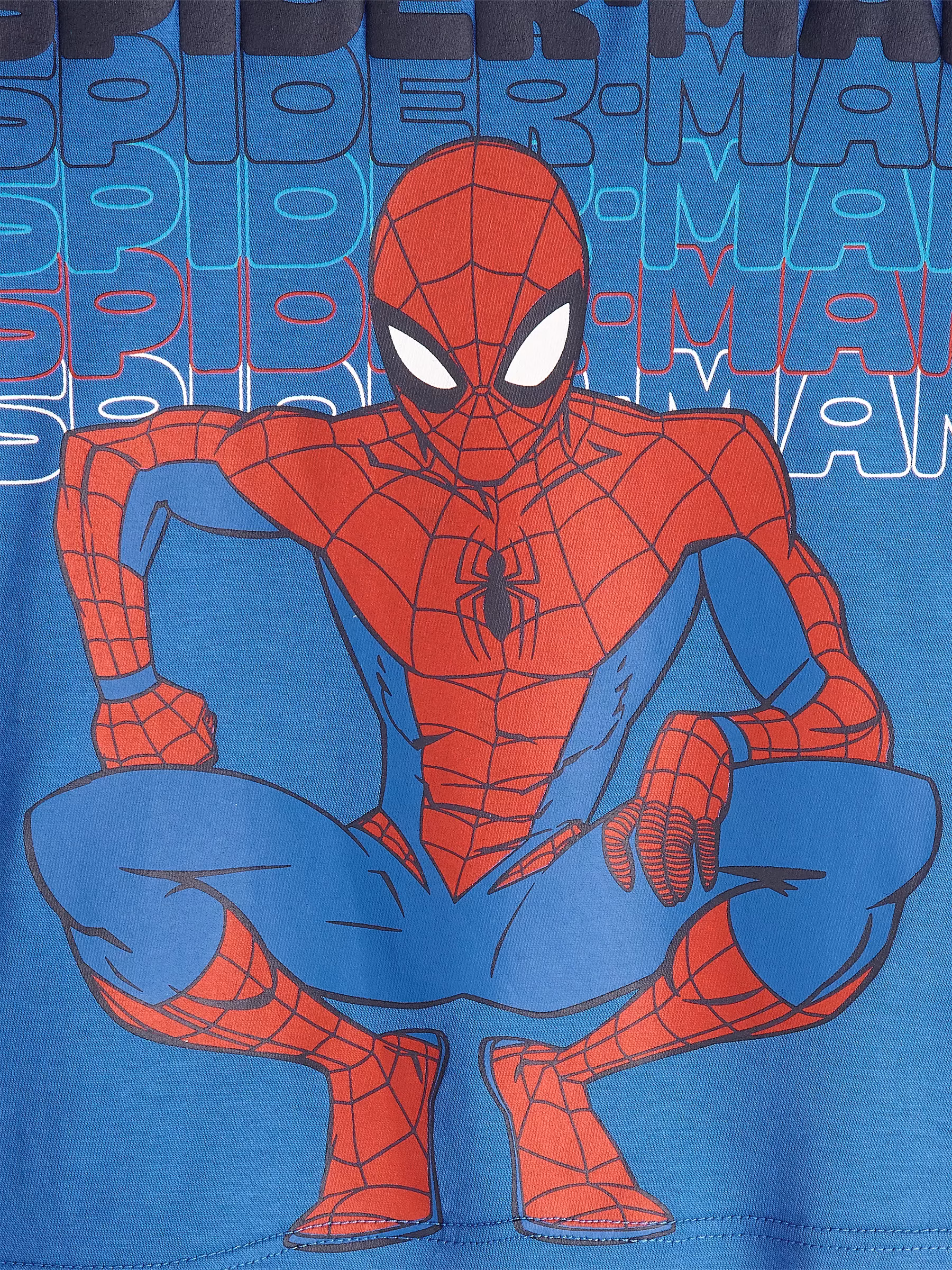 Marvel Spiderman Graphic T-Shirt - Royal Blue - Image 2