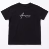 Next Dude Embroidery Logo Cotton T-Shirt Black